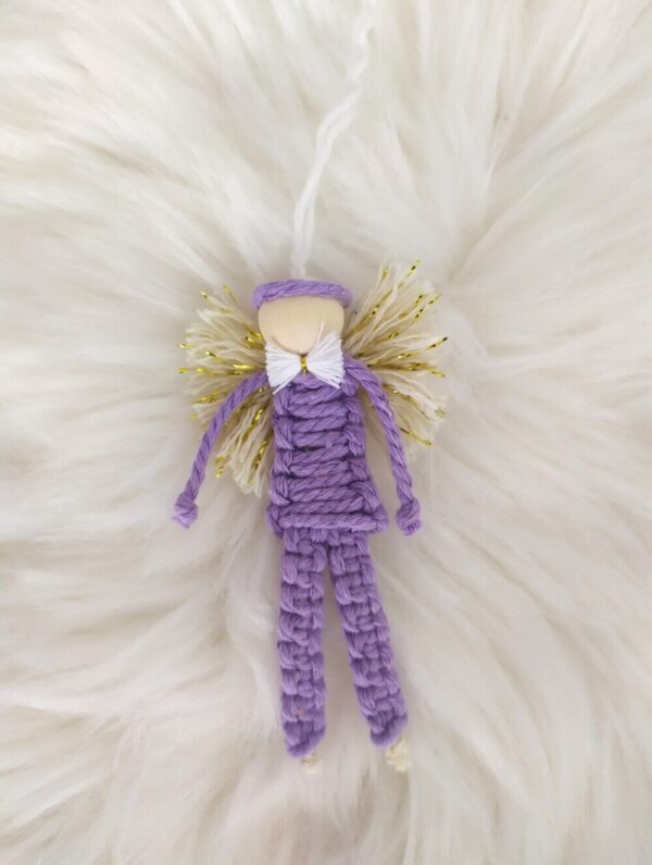 Ange mauve
