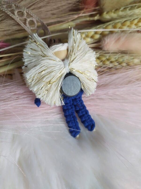 Magnet Ange Bleu foncé – Image 2